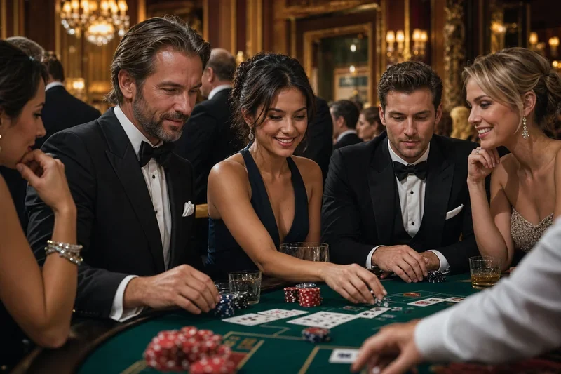 James Bond Gala — goście w smokingach