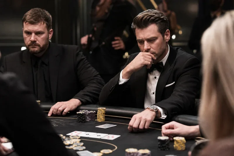 James Bond Gala — stół pokerowy