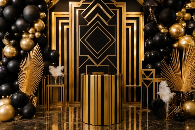 Gatsby Party — dekoracje art déco