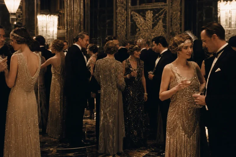 Gatsby Party — goście w strojach flapper