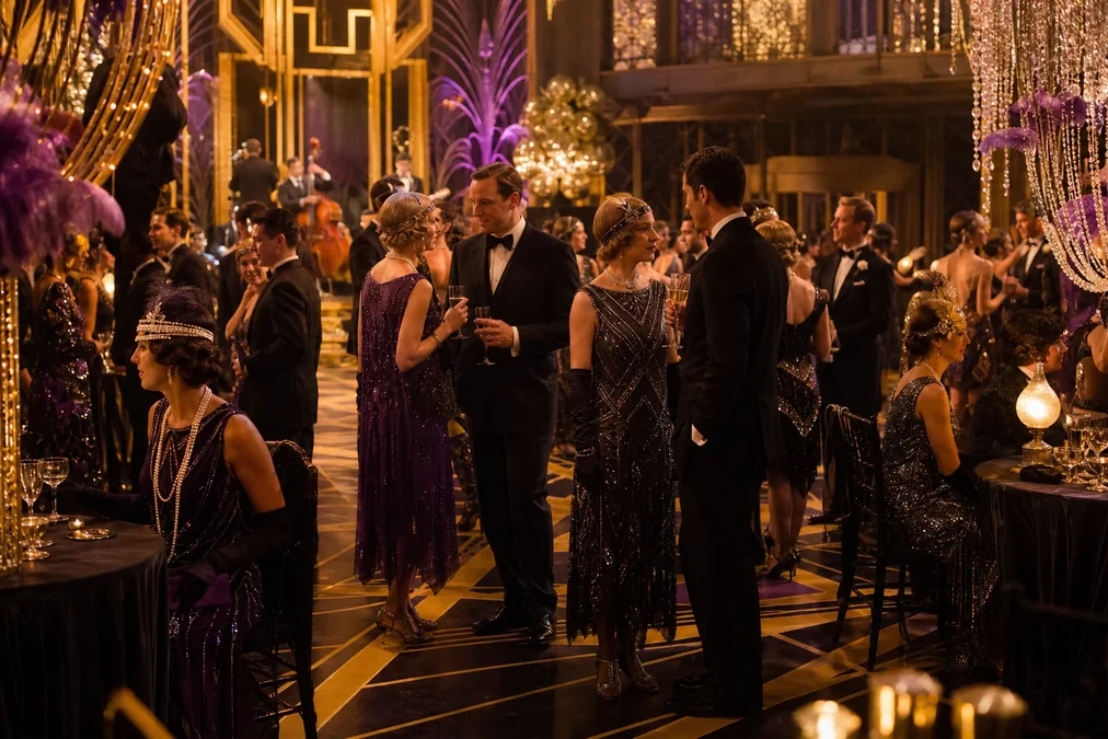 Wielki Gatsby Party — dekoracje art déco
