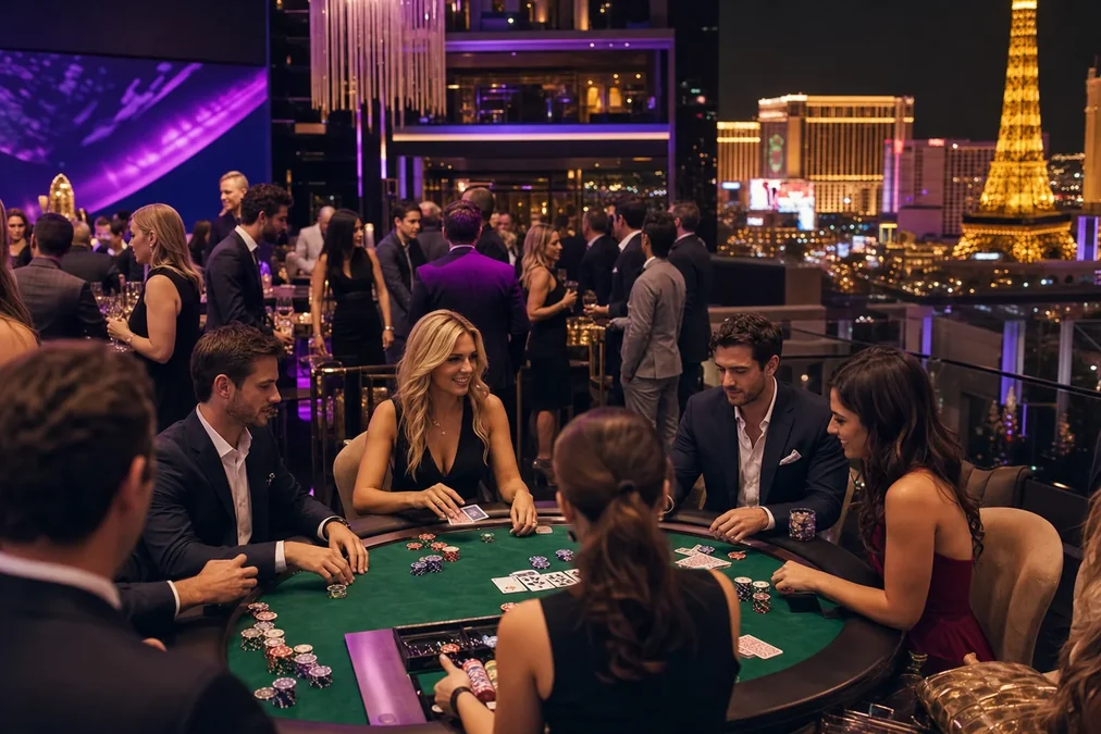 Las Vegas Night — stoły do gier