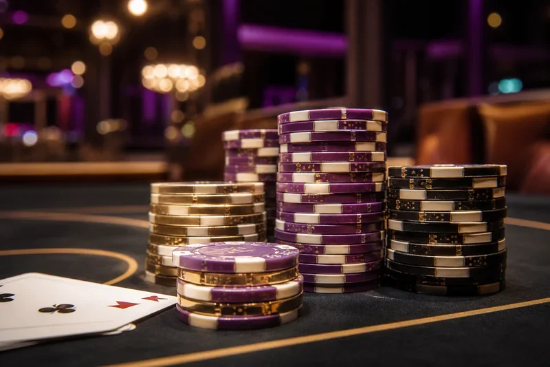 Las Vegas — żetony i karty