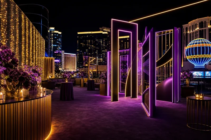 Las Vegas — neony i oświetlenie